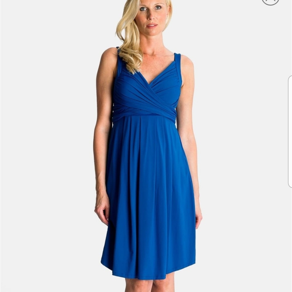 Eva Alexander London chloe wrap dress maternity